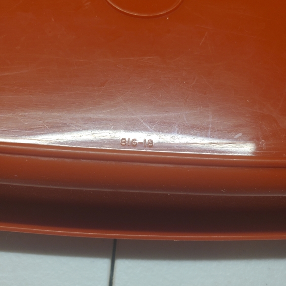 Tupperware #816 Paprika Container No Lid 816-18 Deli Meat Cheese Keeper - Picture 2 of 2